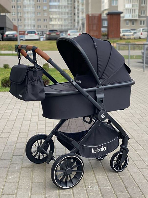 Labala Born детская коляска 2 в 1, light grey | Купить по выгодной цене ...