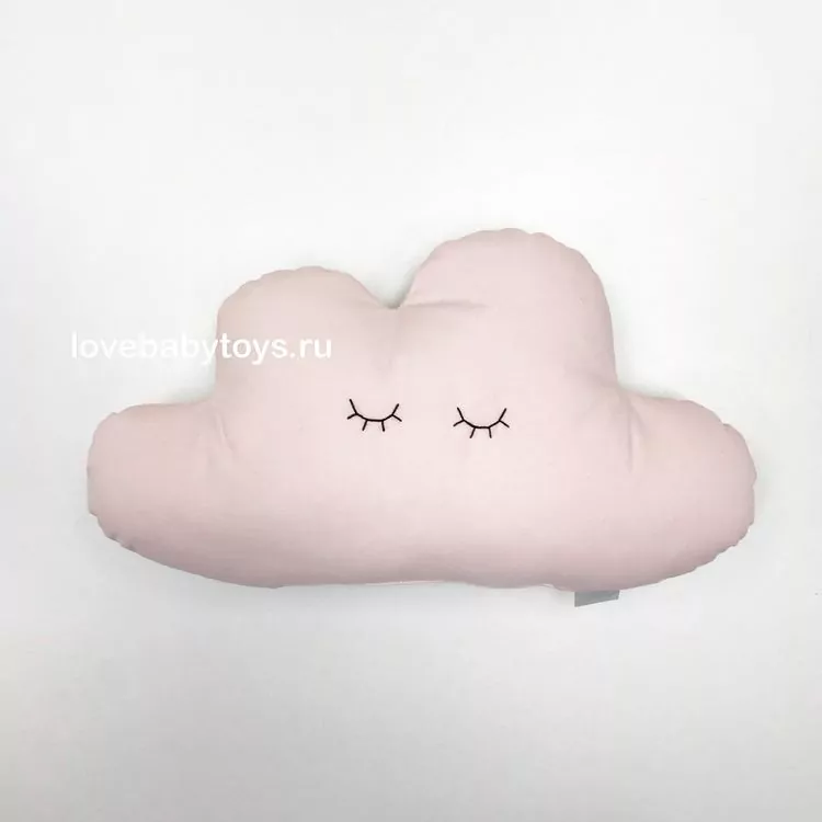 Бортик-облачко малое в детскую кроватку LoveBabyToys Цветочная страна