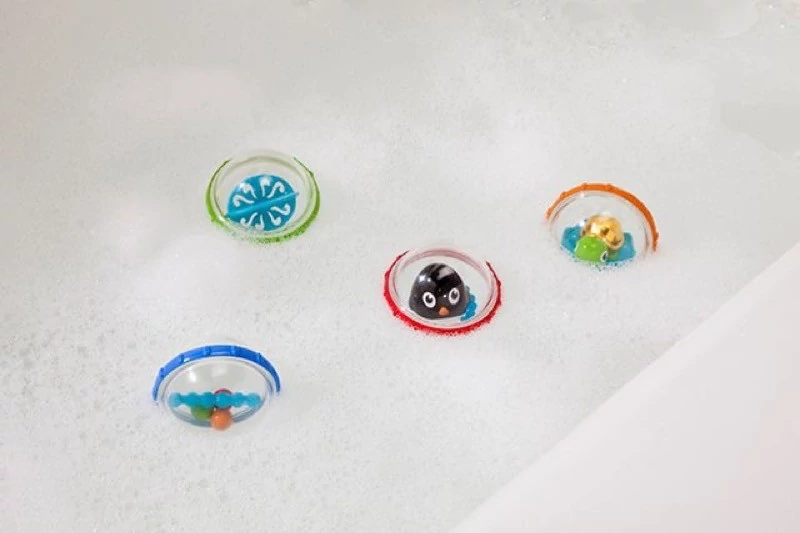 Игрушка для ванны Пузыри-поплавки пингвин 2 штуки Пузыри-поплавки пингвин - развивают внимание малышей.​
ее можно использовать для малышей от трех месяцев!