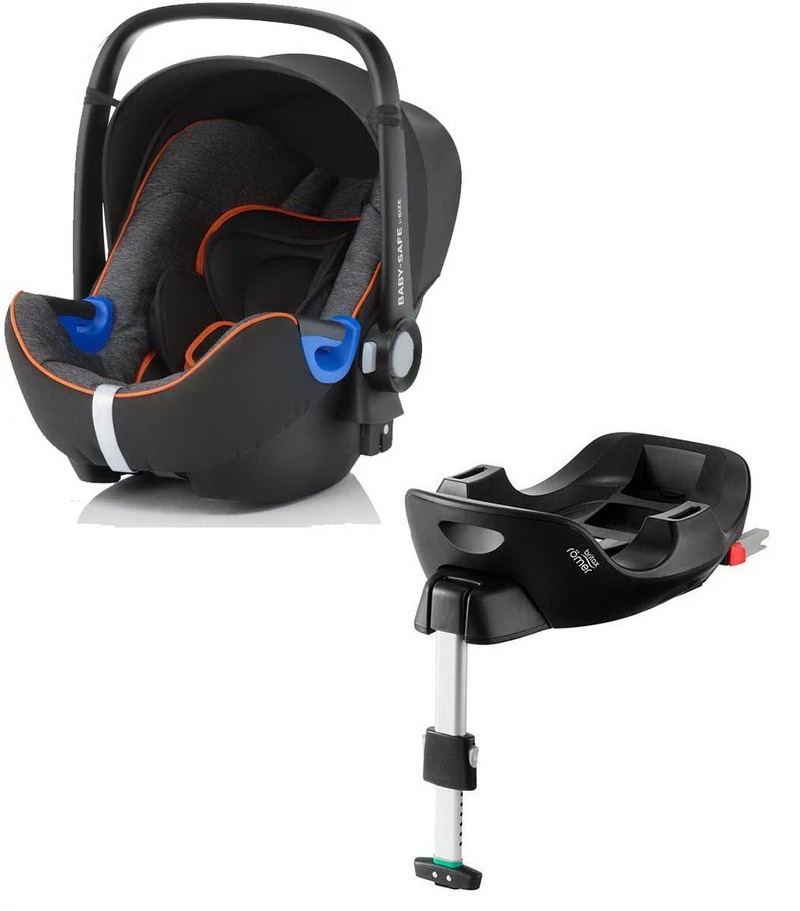 Автокресло Britax Romer Baby-Safe i-Size Black Marble + база FLEX (комплект)