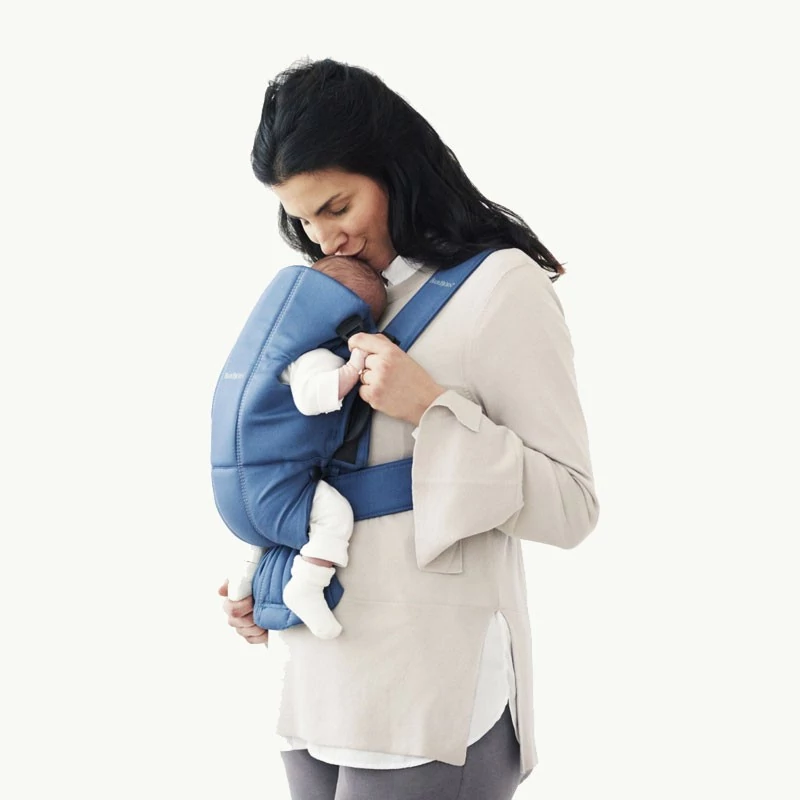 ​Рюкзак-кенгуру для переноски новорожденных детей BabyBjorn MINI Cotton 2018