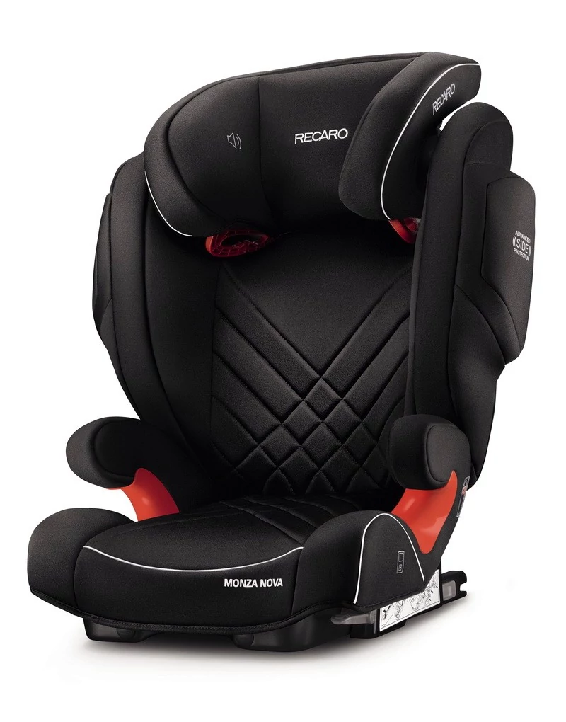 Автокресло Recaro MONZA NOVA 2 Seatfix (группа 2-3, 15-36 кг, 3-12 лет)  Performance Black​ купить в СПб в магазине Piccolo