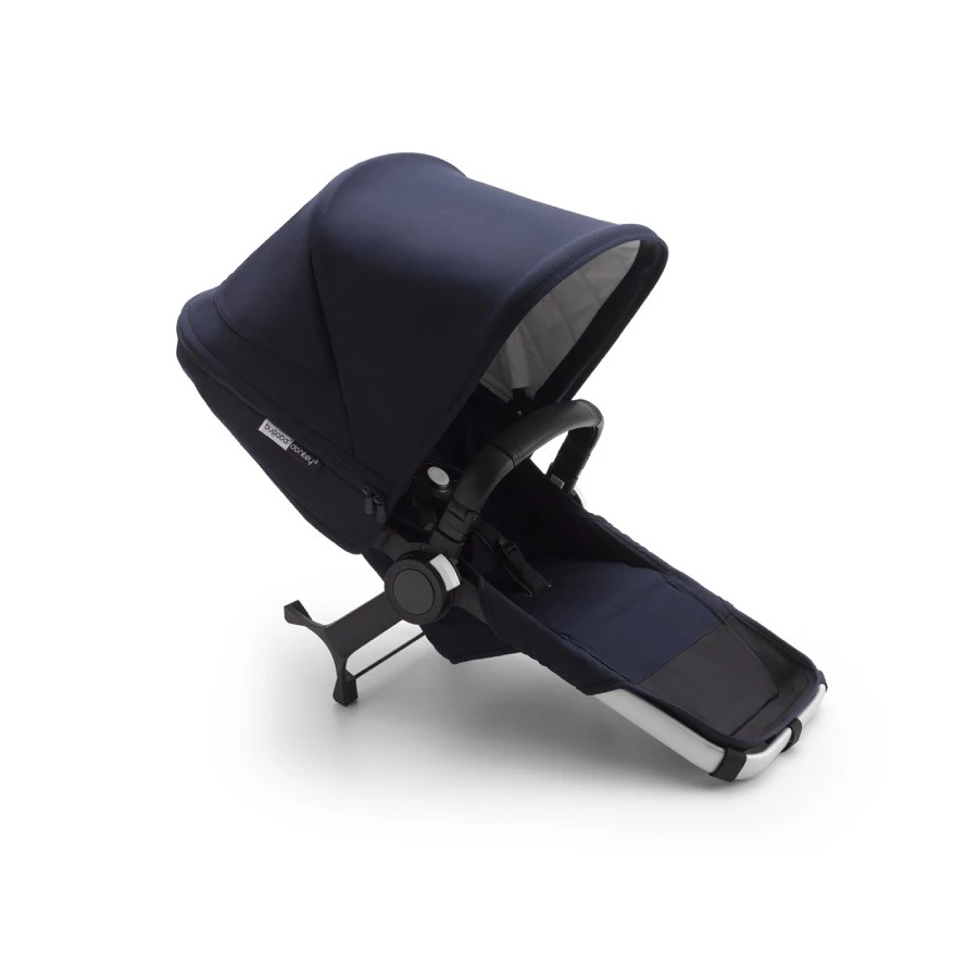 Bugaboo Donkey2 Complete Duo Extension Set Classic Alu/Dark Navy 