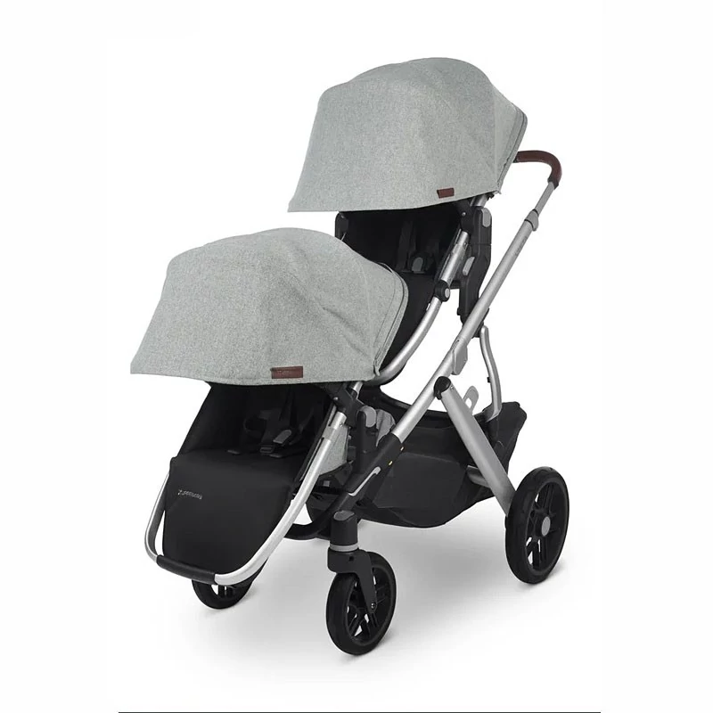 Детская коляска UPPAbaby Vista V2 2020 для погодок Stella серебристый меланж