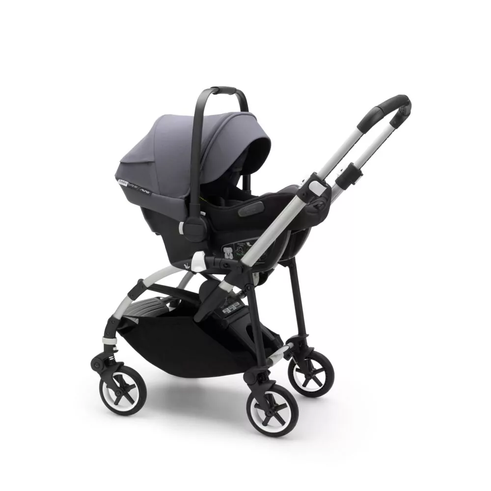 Bugaboo Bee 6 коляска 2 в 1 Alu/Grey/Soft Pink | Магазины Piccolo в СПб