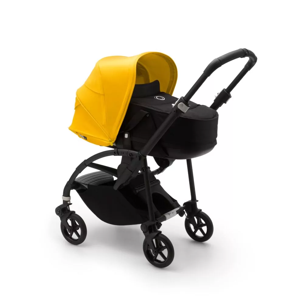 Коляска 2 в 1 Bugaboo Bee 6 Black/Grey/Soft Pink | Магазины Piccolo в СПб