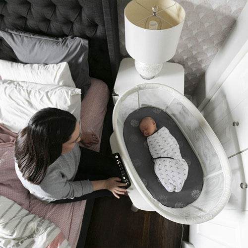 Кроватка для новорожденного 4moms MamaRoo Sleep с автоматическим механизмом раскачивания