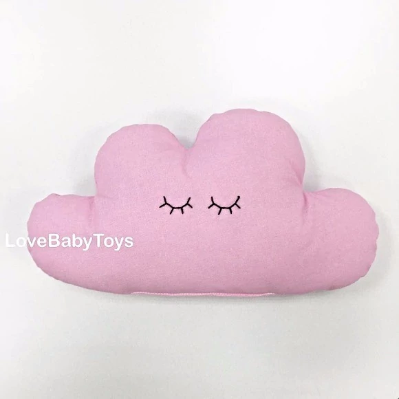 Бортик Облако малое розового цвета LoveBabyToys