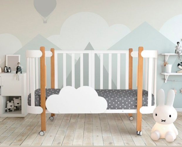 Приставная кроватка трансформер от 0 до 7 лет Happy Baby Mommy Lux