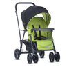 Прогулочная коляска для двоих детей разного возраста Caboose Graphite Joovy черный / зеленый