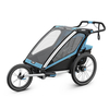 Спортивная коляска-трансформер для двойни Thule Chariot Sport-2, Blue/Black