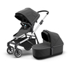 ​Детская коляска-трансформер 3 в 1 Thule Sleek + Bassinet, Shadow Grey