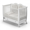 ​Детская кроватка с колесами для новорожденных Nuovita Affetto, белый