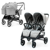 Детская коляска 2 в 1 для близнецов и погодок Valco Baby Snap Duo, Cool Grey​
