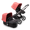 Коляска 2 в 1 Bugaboo Fox 5 Graphite / Midnight black / Sunrise red