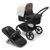 Коляска 2 в 1 Bugaboo Fox 5 Black / Midnight black / Misty white