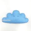 Бортик-облако синего цвета в горох LovebabyToys