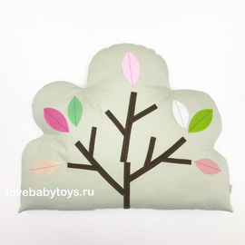 Бортик Дерево в изголовье детской кроватки LoveBabyToys Цветочная страна