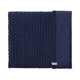 Плед в кроватку или коляску для новорожденного Joolz Honeycomb Blue (темно-синий)