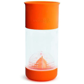 Munchkin поильник-непроливайка для фруктовой воды 360° 414 мл 12+ оранжевый