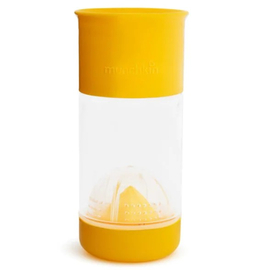 Munchkin поильник-непроливайка для фруктовой воды 360° 414 мл 12+ желтый