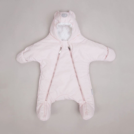 Утепленный комбинезон для новорожденного "Мишка" Наследник Выжанова, светло-розовый