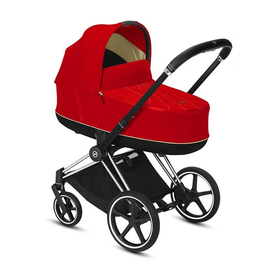 Детская коляска для новорожденных 1 в 1 Cybex Priam Lux 2020, Autumn Gold  на раме Chrome Black