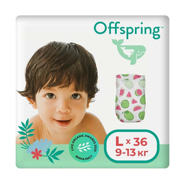 Детские подгузники  Offspring (9-13 кг), Арбузы