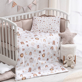 Комплект постельного белья в детскую кроватку Perina Boho​