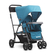 Прогулочная коляска для двоих детей Caboose Ultralight Graphite Joovy голубая