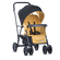 Прогулочная коляска для двоих детей разного возраста Caboose Graphite Joovy черный / желтый