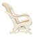Кресло-глайдер для укачивания и кормления Milli Style, Verona Vanilla