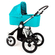 Люлька Carrycot Tourmaline для коляски Indie / Speed Bumbleride 2016-2017 бирюзовая