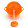 ​Поильник с силиконовой трубочкой оранжевый 280 мл от Munchkin с системой закрывания Click Lock для малышей от года