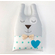 Бортик Зай Вилли из коллекции "Мятный кот" LoveBabyToys в кроватку новорожденному