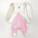 Игрушка сплюшка - комфортер для новорожденного Зайка розовый LoveBabyToys