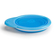 Дорожная детская складная тарелочка с крышкой в голубом цвете от Munchkin
