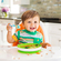 Детская тарелочка Munchkin порционная на присоске зеленая (с 6 месяцев)