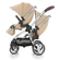 Модная прогулочная коляска EGG Honeycomb & Chrome Chassis