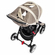Капор прогулочного блока коляски Baby Jogger City Mini 4 W имеет два окошка
