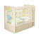 Вариант кроватки для новорожденных Laluca Ruslana с поперечным маятником и ящиком