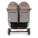 Детская прогулочная коляска для двойни и погодок Valco Вaby Snap Duo Trend (Валко Беби Снап Дуо), цвет серый (Charcoal​​)