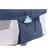 Детская приставная кроватка-колыбель для новорожденных Accanto Bonta, темно-синий