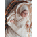 Чепчик с круглым задником для новорожденного Наследник Выжанова, натуральный