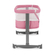 Детская приставная кроватка-колыбель для новорожденных Accanto Vicino, Розовый