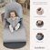 Набор BabyBjorn кресло-шезлонг Bliss Mesh светло-серый и игрушка Веселые глазки
