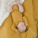 Боди для новорожденного с длинным рукавом Mjolk, Mustard