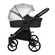 Детская коляска 2 в 1 Tutis Novo, кожа New Grey/Black Reflective Print