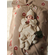 LOOM детский вязанный плед с рисунком домики, 120x80 см, Капучино