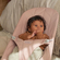 Кресло-шезлонг для новорожденного BabyBjorn Bliss Cotton Пыльно-розовый, лепесток